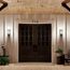 Camden 11" 1 Light Outdoor Wall Light w/ Opal Etched Glass (Anvil Iron)