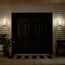 Tremillo 11.75" 1 Light Outdoor Wall Light w/ Satin Etched Cased Opal (Black)