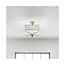 Arlo 3 Light Semi Flush (Natural Brass)