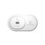 COB Carbon Monoxide Detector w/ LED Status Lights, AA Battery Powered