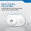COB Carbon Monoxide Detector w/ LED Status Lights, AA Battery Powered