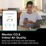 COPDLQW Plug-In Smart Carbon Monoxide Detector w/ Indoor Air Quality Monitor & AA Battery Backup