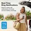 RGSAR-RW Smoke Detector, Ring App Enabled, Wire-Free Interconnectivity, AA Battery Powered