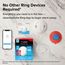 RGSAR-RW Smoke Detector, Ring App Enabled, Wire-Free Interconnectivity, AA Battery Powered