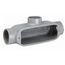 1/2" T Body, Form 85, IMC/Rigid Aluminum Conduit Body, OT-1