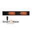 43" RK Radiant Heater, 2 Carbon Lamp Radiant Infrared Heater, 240V 3000W (Black)