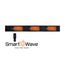 61" RK Radiant Heater, 3 Carbon Lamp Radiant Infrared Heater, 240V 4500W (Black)