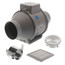 TD-MIXVENT Standard Exhaust Kit - Mixed Flow Duct Fan, 4" Duct (120V)
