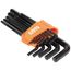 L-Style Long Hex Key Set, SAE, 12 Piece