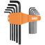 L-Style Long Hex Key Set, SAE, 12 Piece