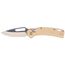 KTO Resurgence Knife, Drop Point Blade, Sand Handle