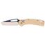 KTO Resurgence Knife, Tanto Blade, Sand Handle