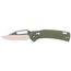 KTO Resurgence Knife, Clip Point Blade, Moss Green Handle