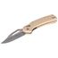 KTO Resurgence Knife,Clip Point Blade, Sand Handle