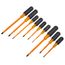 Screwdriver Set, 1000V Insulated Slotted and Phillips, 9-Piece, 33528