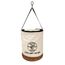 Canvas Bucket with Closing Top, 17", 5104CLR17