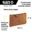 Zipper Bag, Top-Grain Leather Tool Pouch, 12-1/2", 5139L