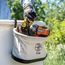 Canvas Bucket, 15-Pocket Aerial Oval Bucket with Hooks, 5144