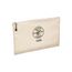 1 Pocket Canvas White Zippered Pouch, 5336-KLEIN