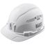 White Vented Hardhat w/ Headlight Slot (Fits 56049 Headlamp), 60105