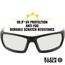 Professional Safety Glasses, Full Frame, Clear Lens, 60163