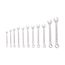 Metric Combination Wrench Set, 11-Piece, 68502