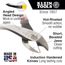 Diagonal Cutting Pliers, High-Leverage, Angled Head, 8", D238-8