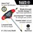 Hex Key Set, SAE Ball-End T-Handle, 6", with Stand, 10-Piece, JTH610EB