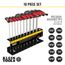 Hex Key Set, SAE Ball-End T-Handle, 6", with Stand, 10-Piece, JTH610EB