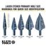 13-Step Drill Bit, 3/8" Hex, Double Straight Flute, 1/8" to 1/2", KTSB01
