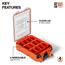 MODbox Tall Component Box - Half Width, 54500MBX