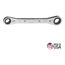 3/8" x 7/16" Offset Box End Wrench, 12-Point, Double End