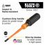 6" Insulated Slotted Screwdriver, 1/4" Cabinet