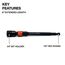 1/4" HEX Dual-Lock Impact Extension Bit, 6" Long