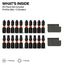 20-Piece ProFlex Impact-Rated Bit Set, #2 Phillips and #25 TORX