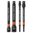 4 Piece Impact Driver and Socket Extension Bar Set (3/8" & 1/2")
