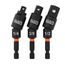 3 Piece Swivel Impact Driver Socket Adapter Set (1/4", 3/8", 1/2")