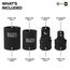 KNECT (M) Impact Socket Wrench Adapter Set (3/8" & 1/2")