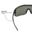 Polarized Blade Safety Glasses (Silver), 03003
