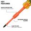 10-in-2 Insulated Auto-Lock Screwdriver Set, 32310INS