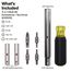 11-in-1 Multi-Bit Screwdriver/Nut Driver Set, 3-Piece, 32500SDKIT