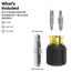 11-in-1 Multi-Bit Screwdriver/Nut Driver Set, 3-Piece, 32500SDKIT