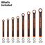 8-Piece Insulated Box End Wrench Set, 47140INS