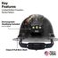 KARBN Freedom Series Non-Vented Full Brim Hard Hat, Class E, 60346FS