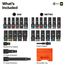 KNECT 1/2" Deep Impact Socket, 28 Piece, 65123HD