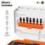 KNECT SAE Pass-Through Socket Set, 23 Piece, 65301KNECT