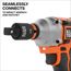 Swivel Impact Wrench Set, 2-Piece, 65842SW