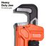 10" Adjustable Cast Iron Pipe Wrench, 68210