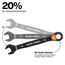 Metric Ratchet Combo Wrench Set, 8 Piece, 69508M