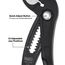 10" Straight Jaw Quick-Adjust Pump Pliers, D50510BS